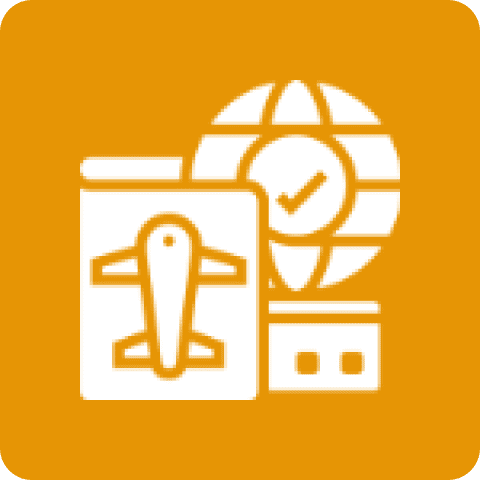 Flight booking confirmation graphic